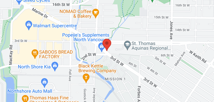 map of 610 733 W 3RD STREET
